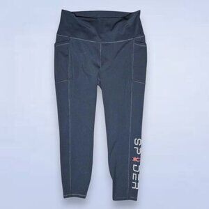 Spyder 7/8‎ Black Leggings - Size Extra Large